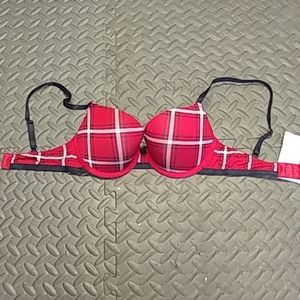 Plaid bra